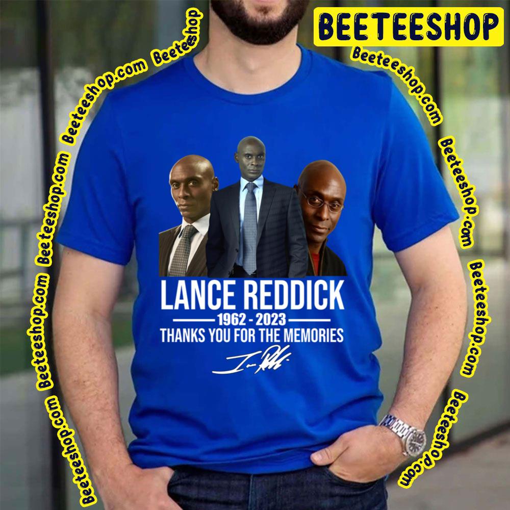 Rip Lance Reddick 1962-2023 Thank You For The Memories Trending Unisex T-Shirt Rip Lance Reddick 1962-2023 Thank You For The Memories Trending Unisex T-Shirt