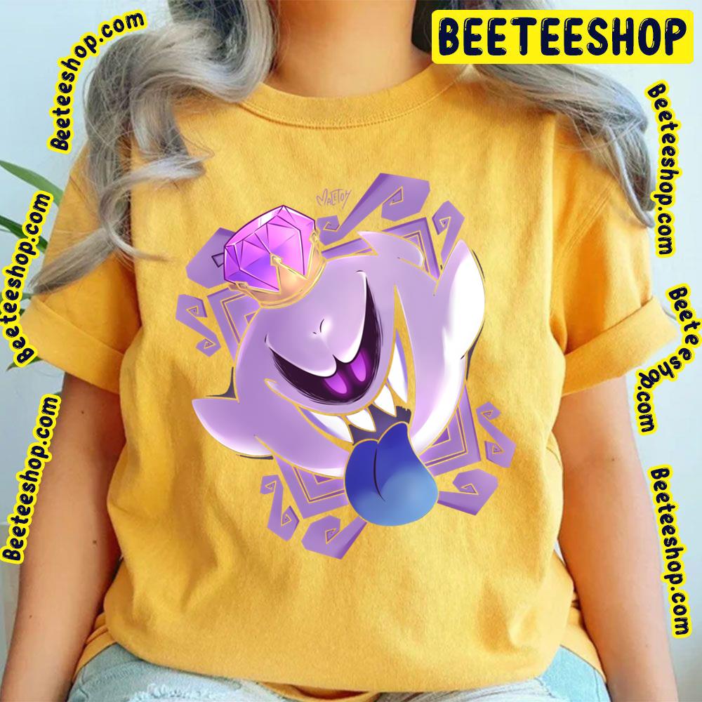 A Spooky King Boo Purple Art Trending Unisex T-Shirt A Spooky King Boo Purple Art Trending Unisex T-Shirt