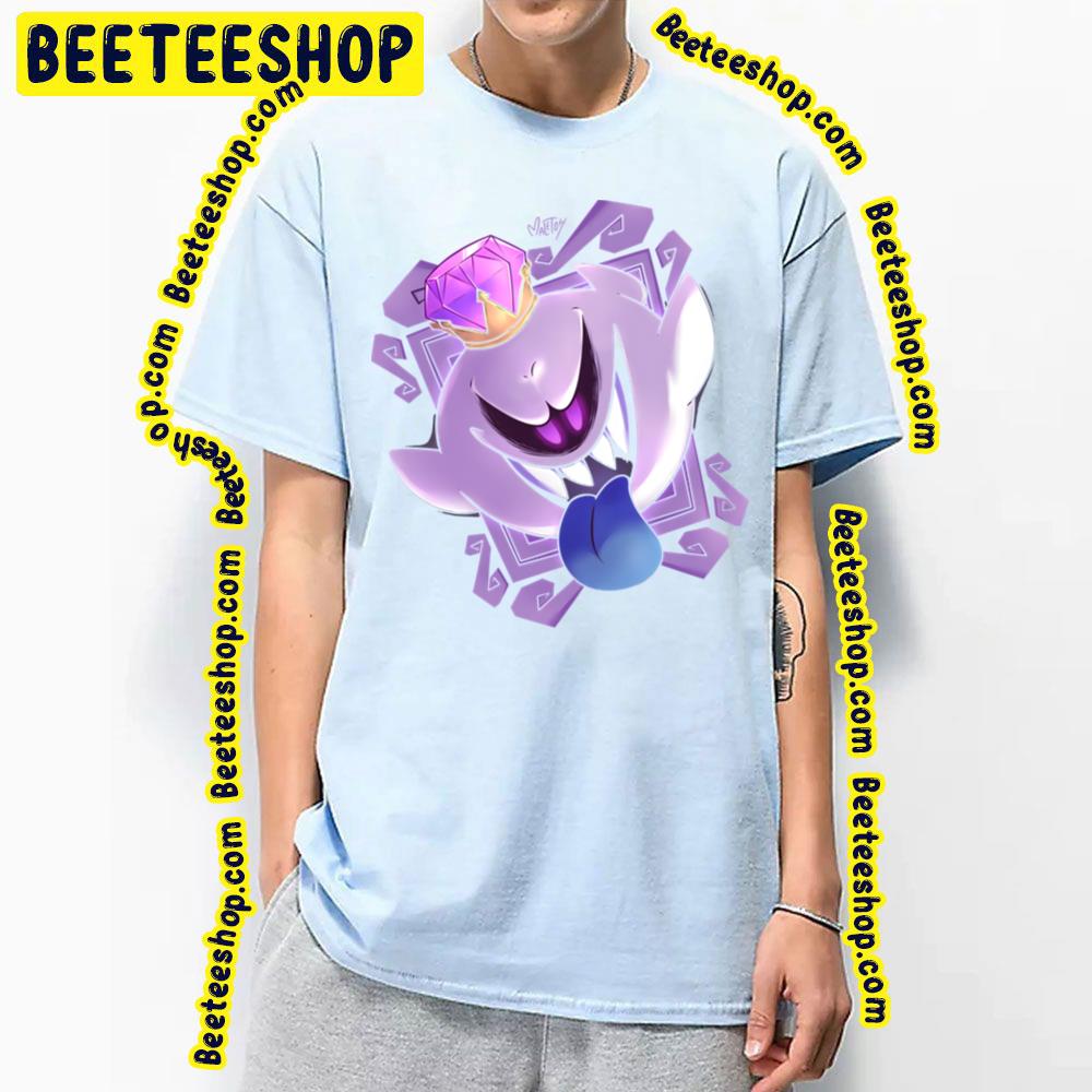 A Spooky King Boo Purple Art Trending Unisex T-Shirt A Spooky King Boo Purple Art Trending Unisex T-Shirt