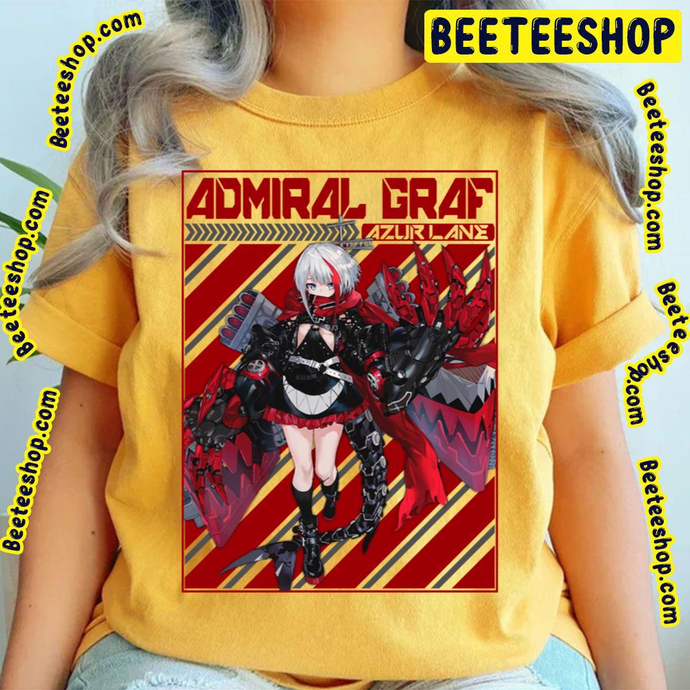Admiral Graf Azur Lane Red Background Trending Unisex T-Shirt Admiral Graf Azur Lane Red Background Trending Unisex T-Shirt