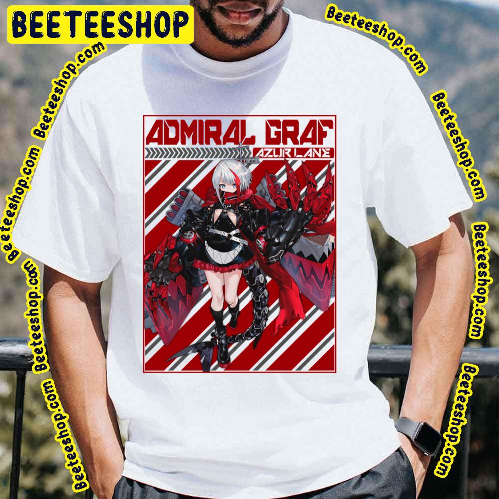 Admiral Graf Azur Lane Red Background Trending Unisex T-Shirt Admiral Graf Azur Lane Red Background Trending Unisex T-Shirt