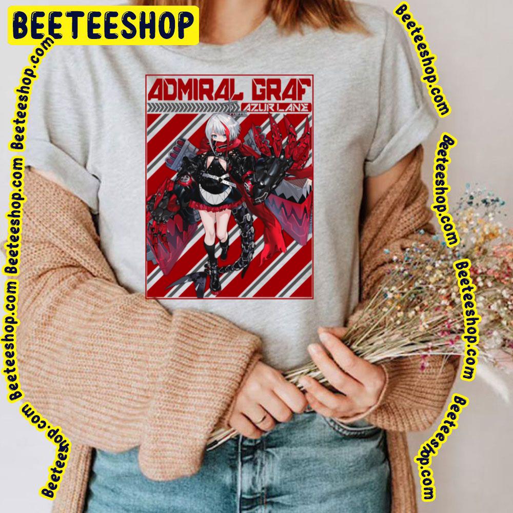Admiral Graf Azur Lane Red Background Trending Unisex T-Shirt Admiral Graf Azur Lane Red Background Trending Unisex T-Shirt