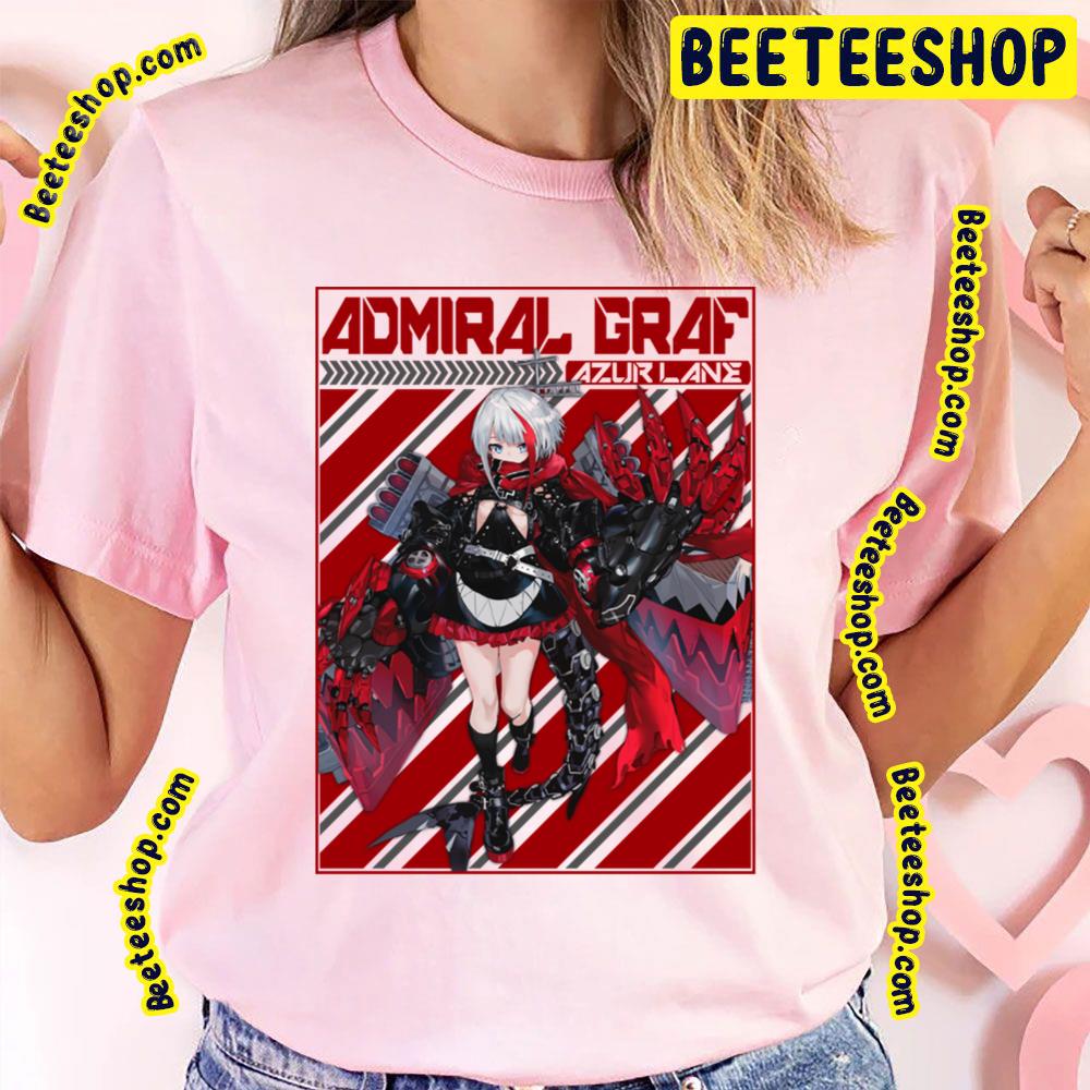 Admiral Graf Azur Lane Red Background Trending Unisex T-Shirt Admiral Graf Azur Lane Red Background Trending Unisex T-Shirt