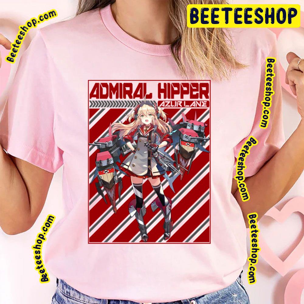 Admiral Hipper Azur Lane Red Background Trending Unisex T-Shirt Admiral Hipper Azur Lane Red Background Trending Unisex T-Shirt