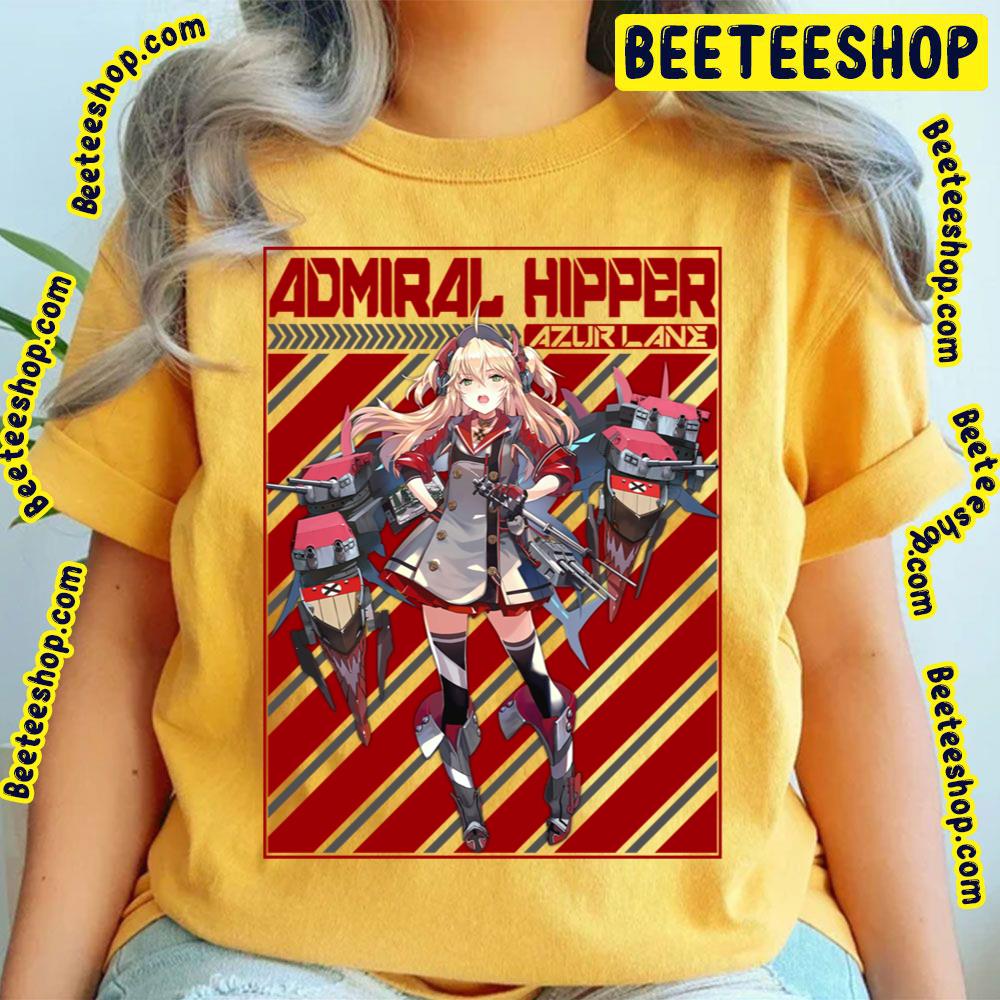 Admiral Hipper Azur Lane Red Background Trending Unisex T-Shirt Admiral Hipper Azur Lane Red Background Trending Unisex T-Shirt