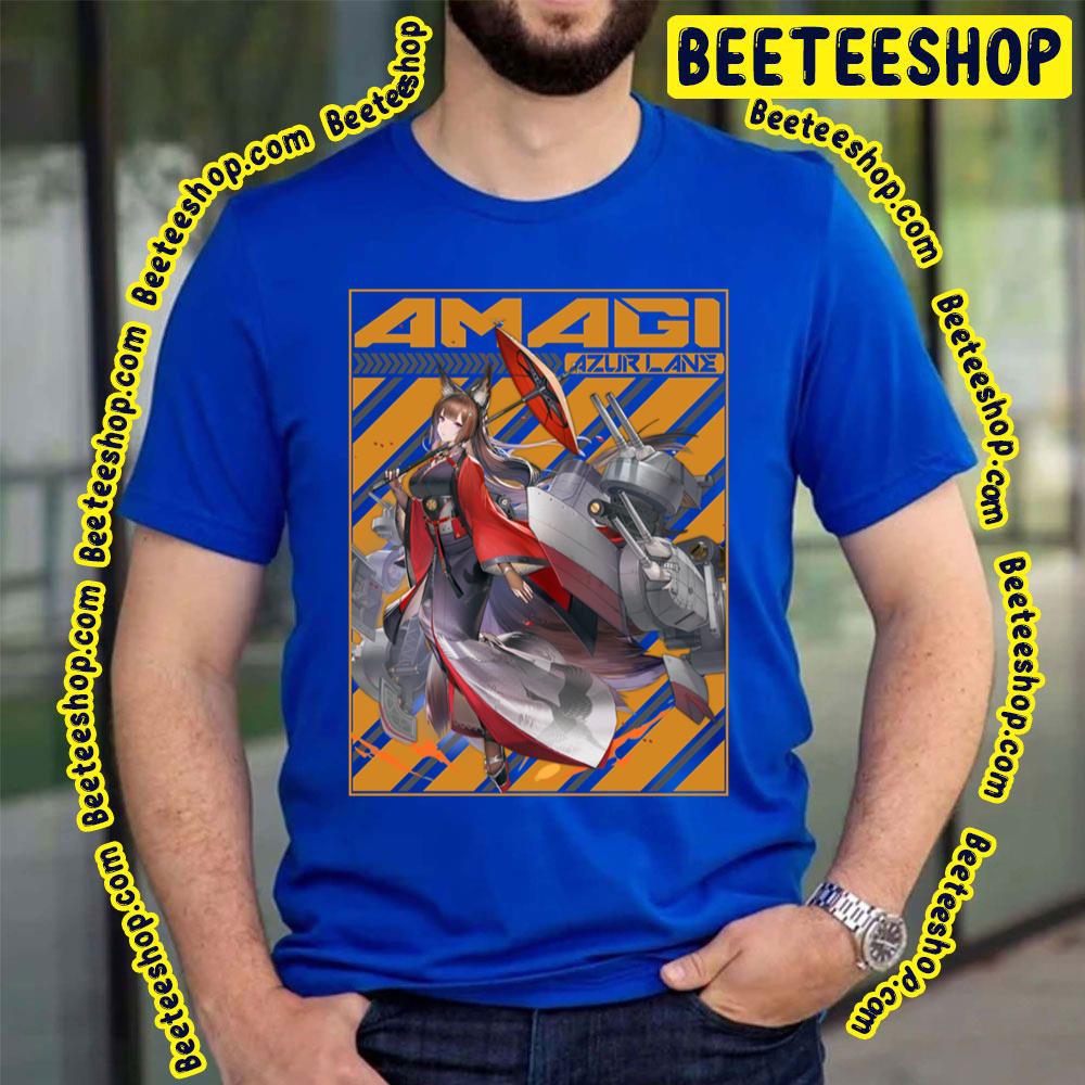 Amagi Azur Lane Orange Background Trending Unisex T-Shirt Amagi Azur Lane Orange Background Trending Unisex T-Shirt