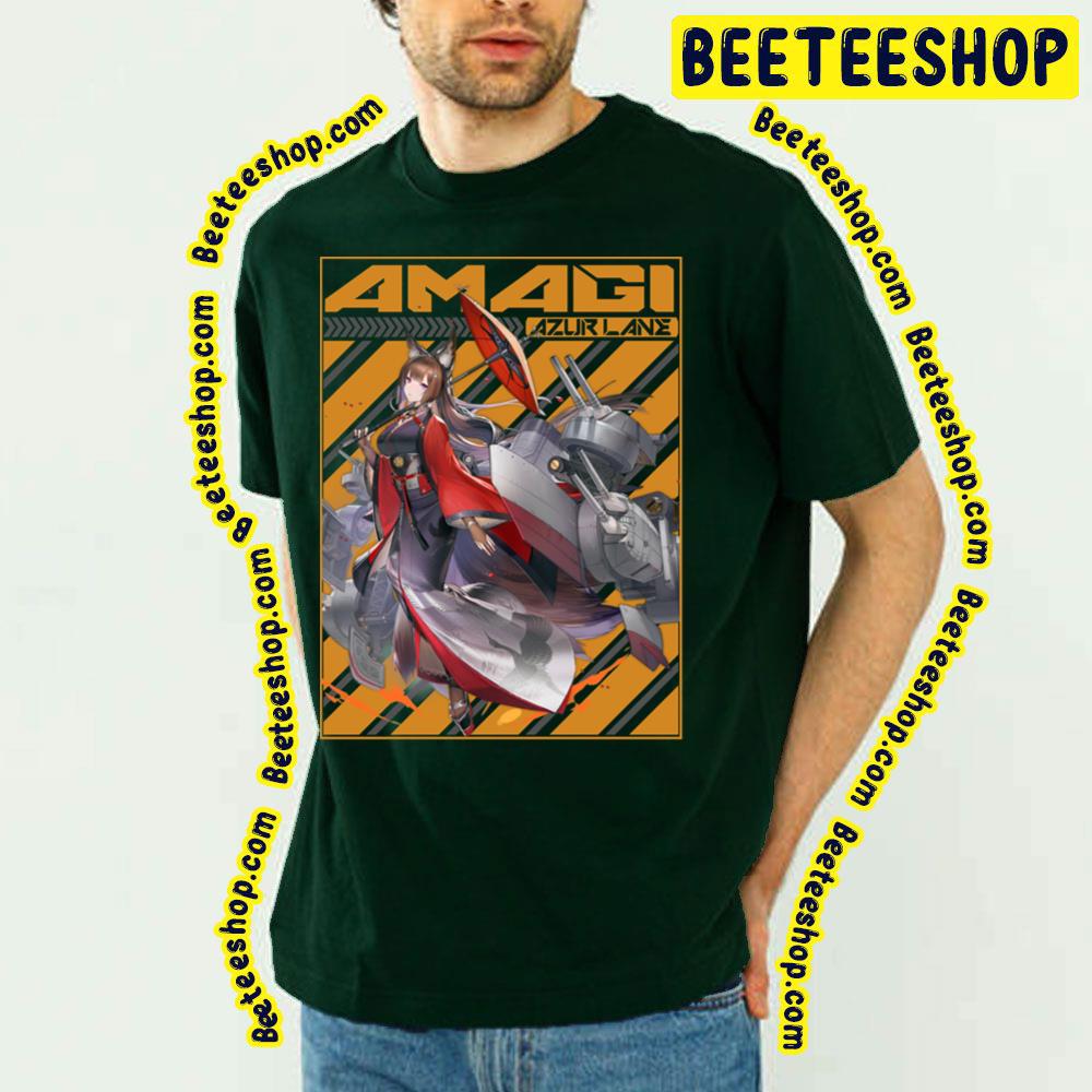 Amagi Azur Lane Orange Background Trending Unisex T-Shirt Amagi Azur Lane Orange Background Trending Unisex T-Shirt
