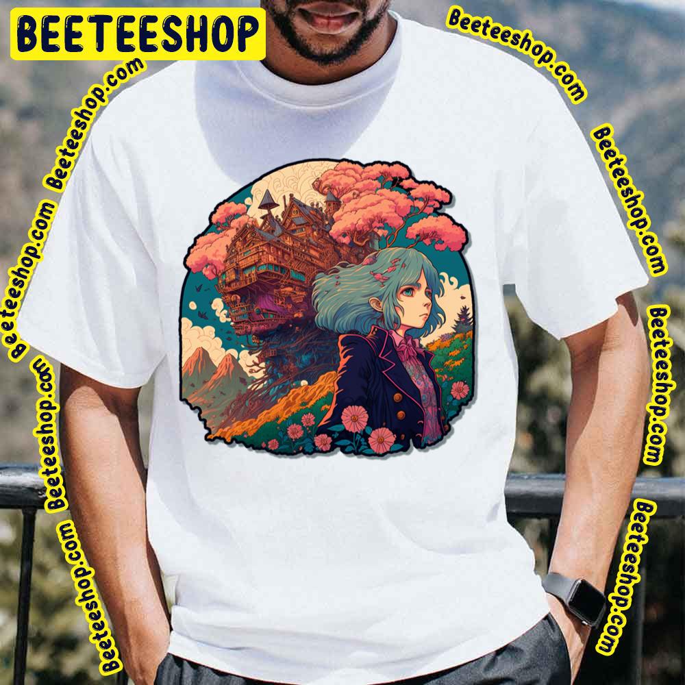Art A Howl's Castle Trending Unisex T-Shirt Art A Howl's Castle Trending Unisex T-Shirt