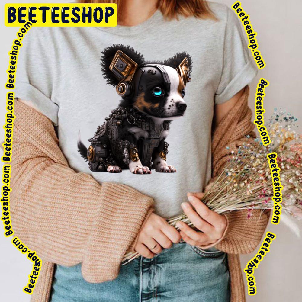 Art Cyberpunk Dog N09 Trending Unisex T-Shirt Art Cyberpunk Dog N09 Trending Unisex T-Shirt