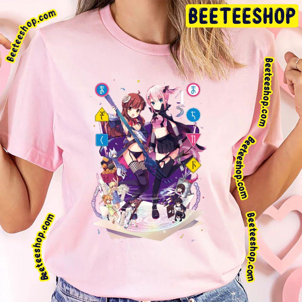 Art Machikado Mazoku 2choume The Demon Girl Next Door Trending Unisex T-Shirt Art Machikado Mazoku 2choume The Demon Girl Next Door Trending Unisex T-Shirt