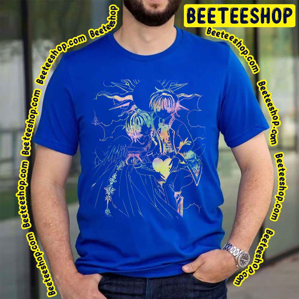 Art Sakura And Li Syaoran Card Captor Sakura Trending Unisex T-Shirt Art Sakura And Li Syaoran Card Captor Sakura Trending Unisex T-Shirt