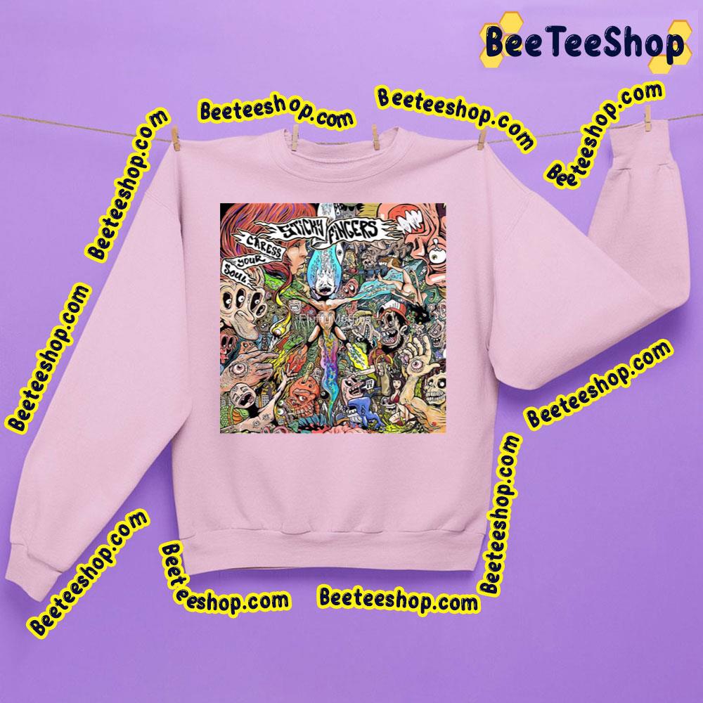 Art Sticky Fingers Caress Your Soul Trending Unisex Sweatshirt Art Sticky Fingers Caress Your Soul Trending Unisex Sweatshirt