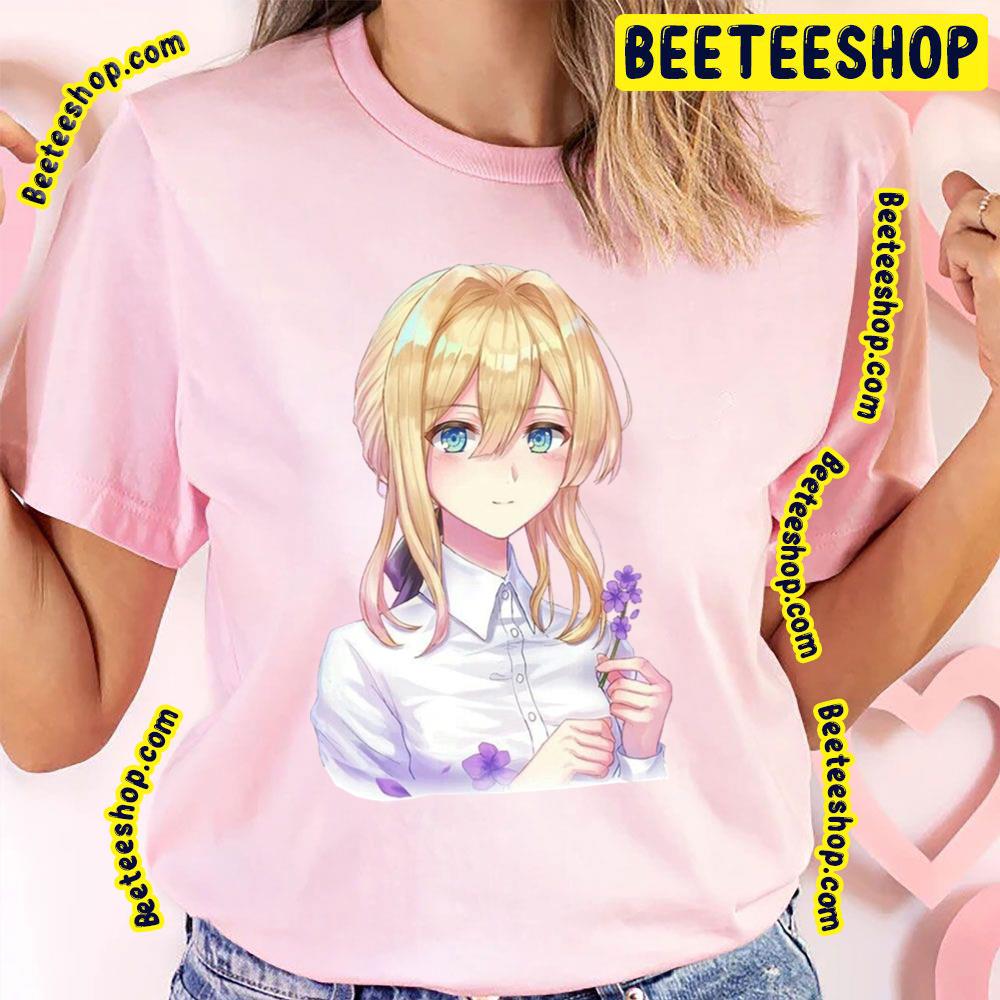 Beautiful Purple Flower Violet Evergarden Trending Unisex T-Shirt Beautiful Purple Flower Violet Evergarden Trending Unisex T-Shirt
