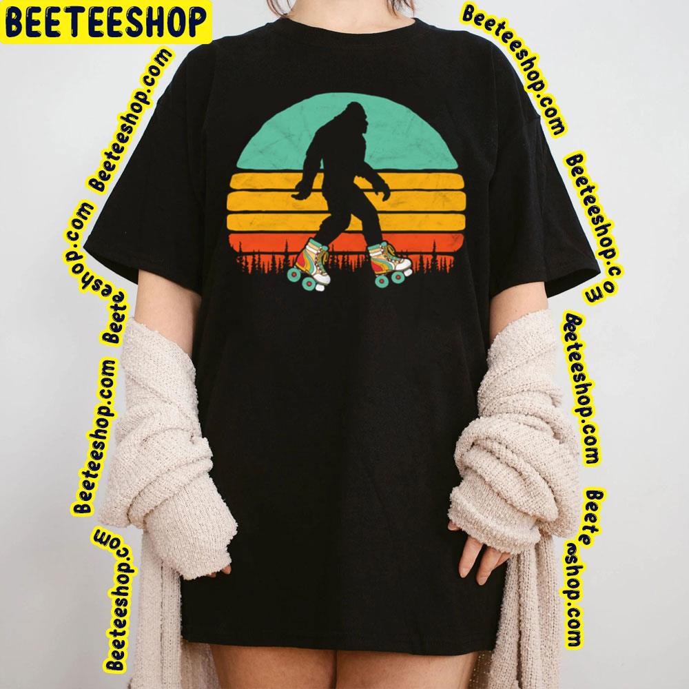 Big Foot Rolling Skate Vintage Trending Unisex T-Shirt Big Foot Rolling Skate Vintage Trending Unisex T-Shirt