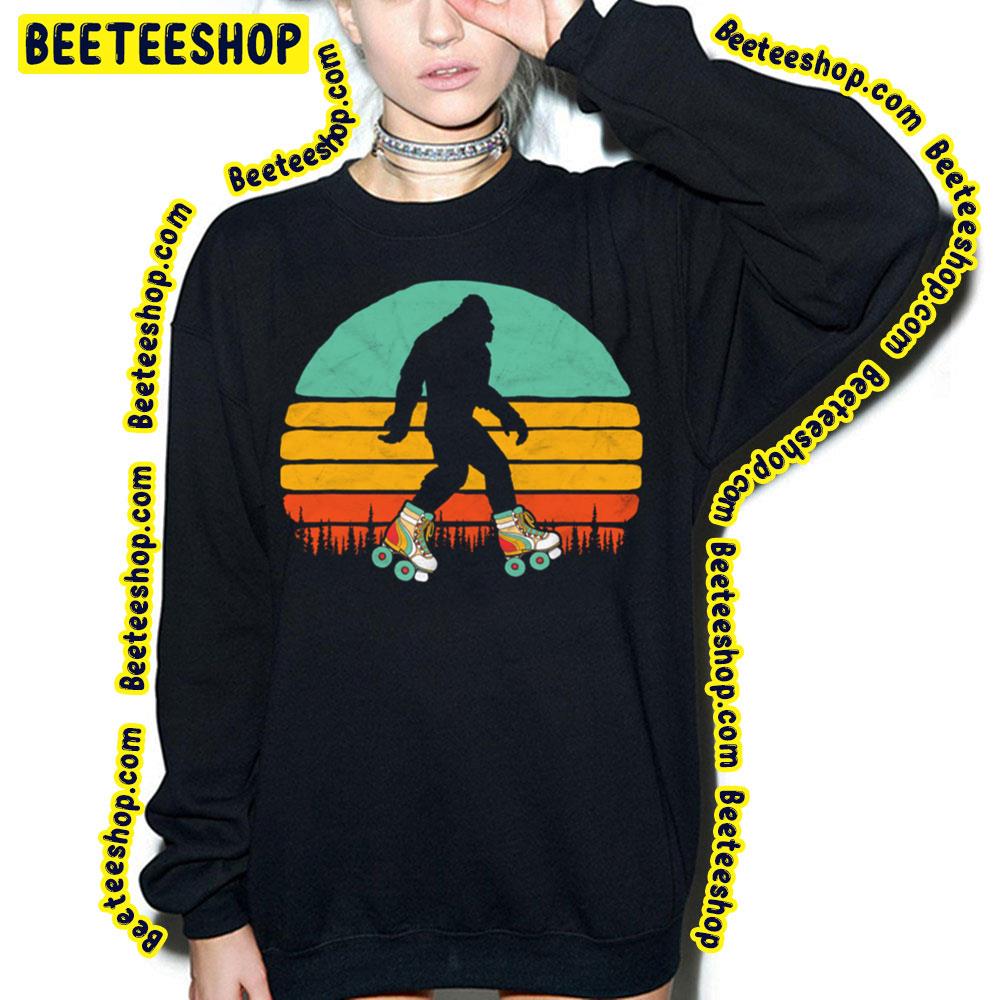 Big Foot Rolling Skate Vintage Trending Unisex T-Shirt Big Foot Rolling Skate Vintage Trending Unisex T-Shirt