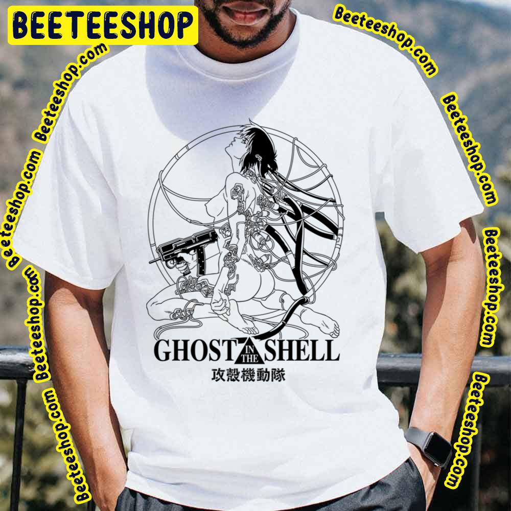 Black Line Ghost In The Shell Trending Unisex T-Shirt Black Line Ghost In The Shell Trending Unisex T-Shirt
