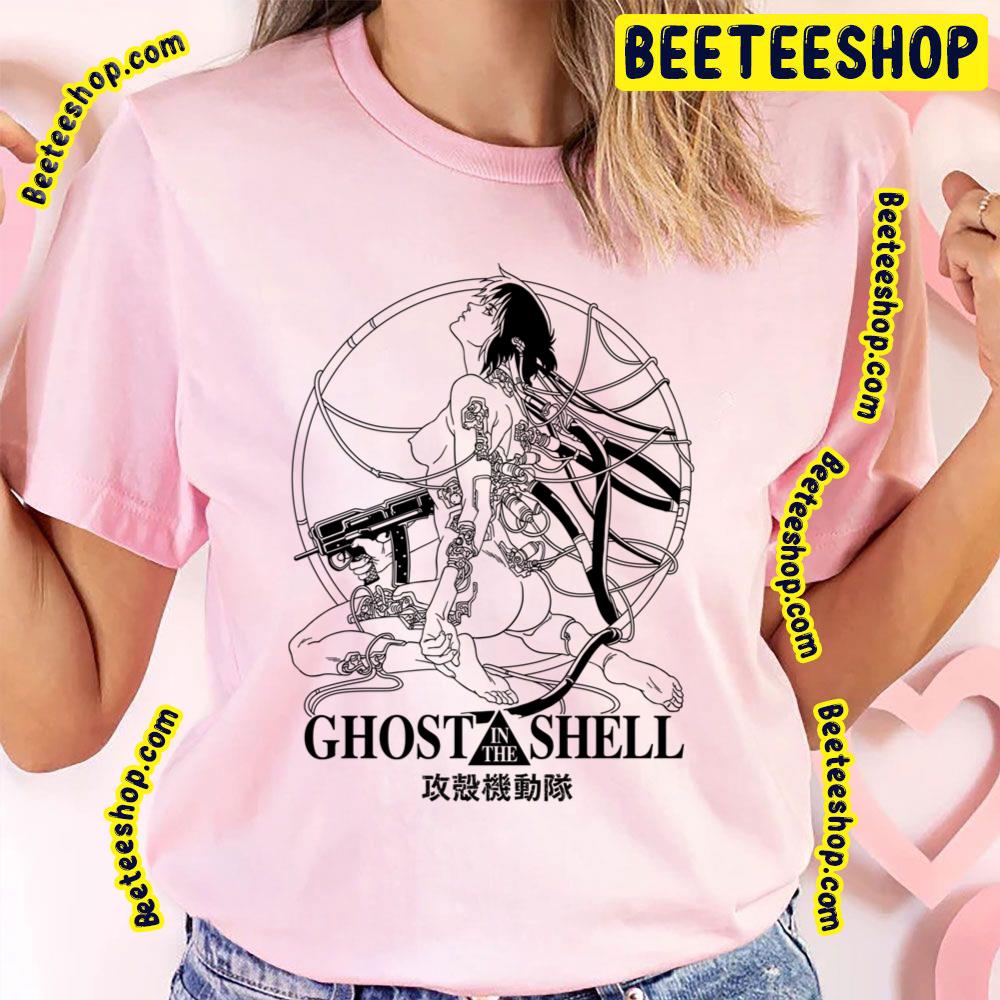 Black Line Ghost In The Shell Trending Unisex T-Shirt Black Line Ghost In The Shell Trending Unisex T-Shirt