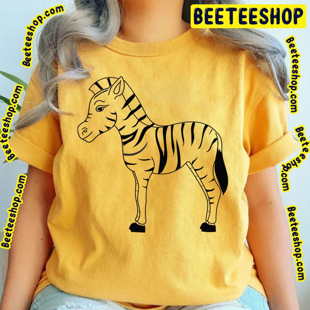 Black Line Zebra Trending Unisex T-Shirt Black Line Zebra Trending Unisex T-Shirt