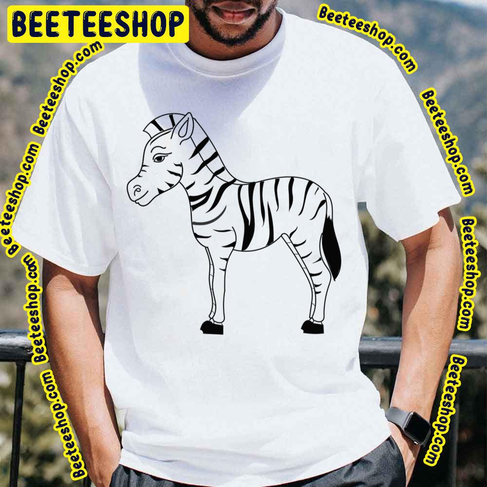 Black Line Zebra Trending Unisex T-Shirt Black Line Zebra Trending Unisex T-Shirt