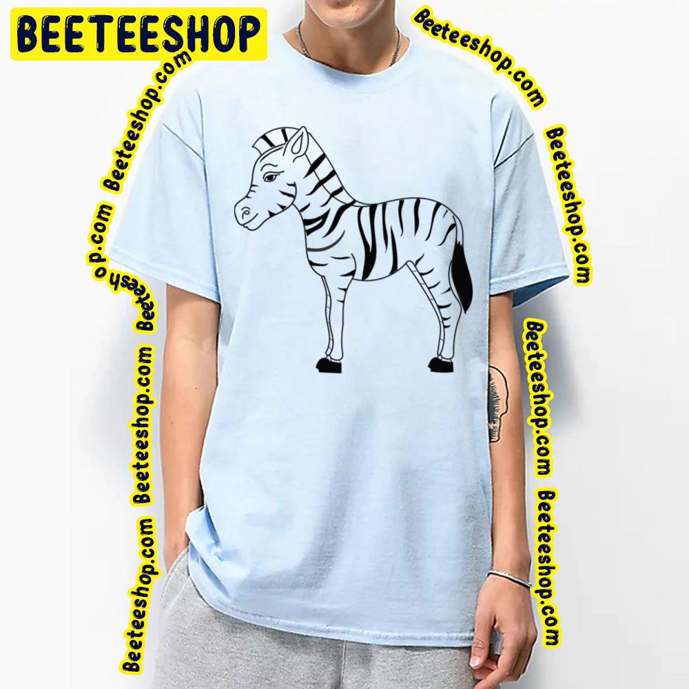 Black Line Zebra Trending Unisex T-Shirt Black Line Zebra Trending Unisex T-Shirt