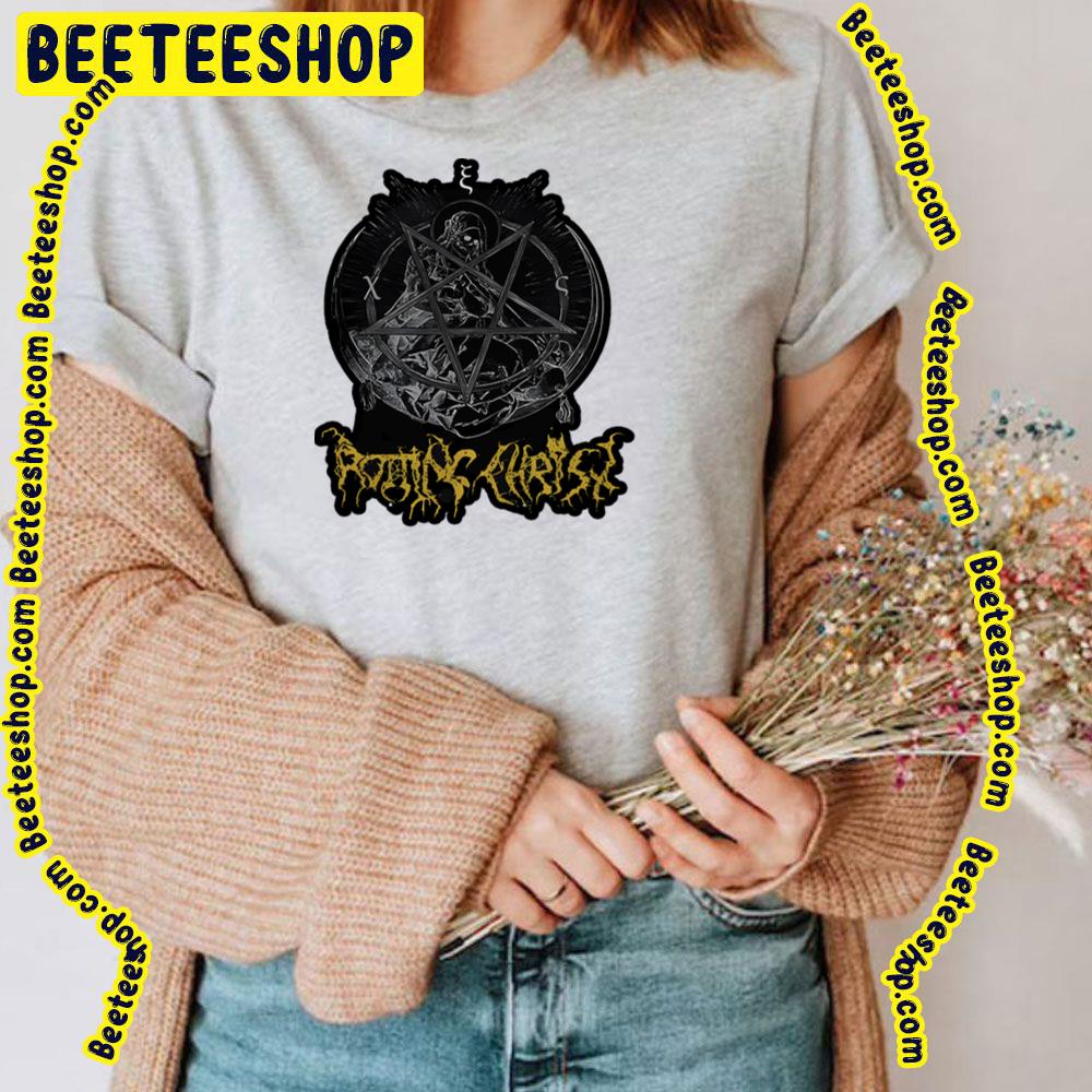 Black Petagram Rotting Christ Trending Unisex T-Shirt Black Petagram Rotting Christ Trending Unisex T-Shirt