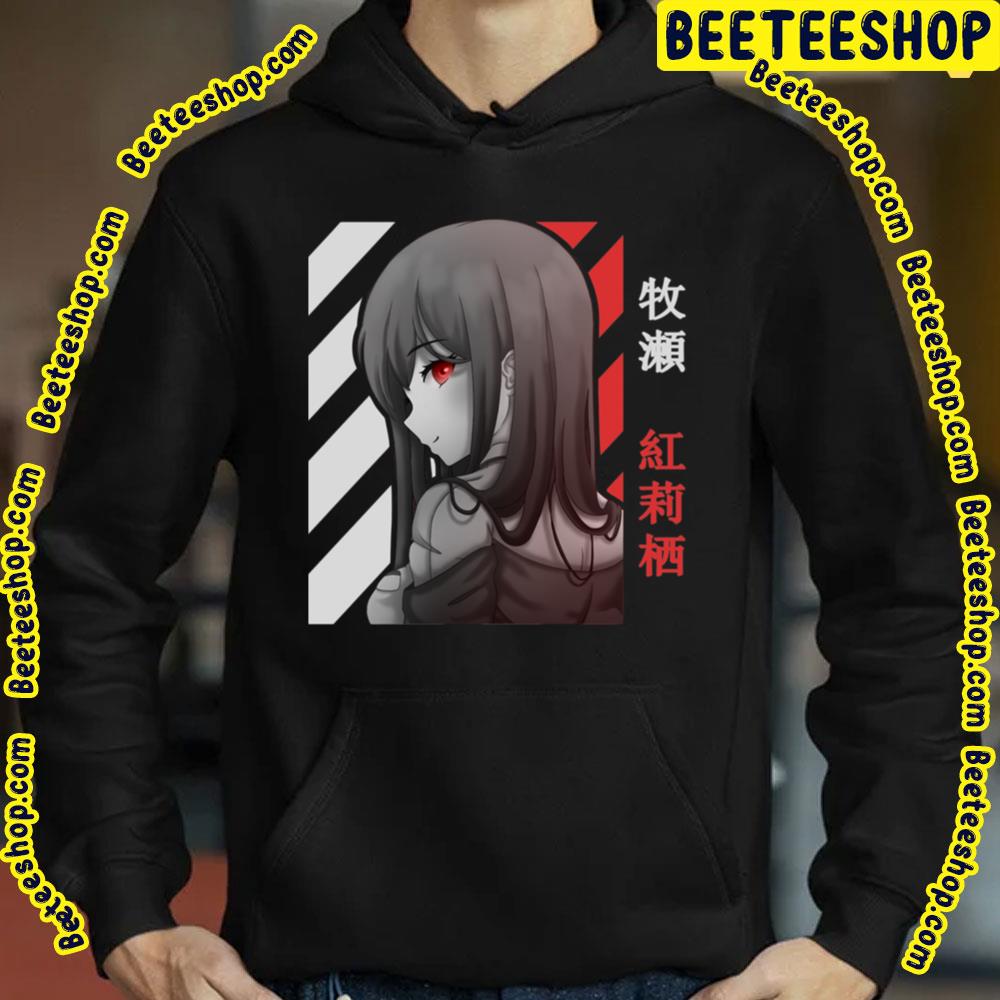 Black Red Vintage Makise Kurisu Steins Gate Design Trending Unisex T-Shirt Black Red Vintage Makise Kurisu Steins Gate Design Trending Unisex T-Shirt