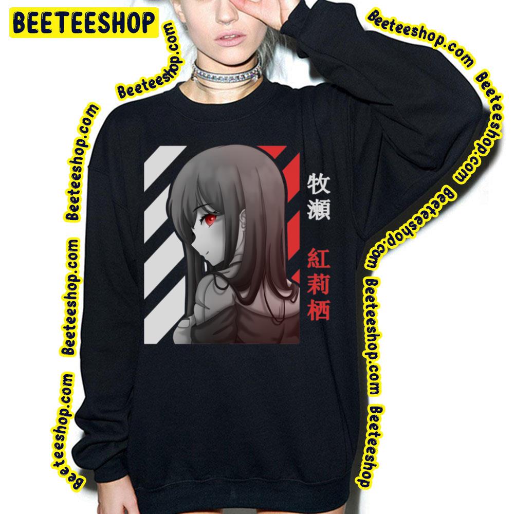 Black Red Vintage Makise Kurisu Steins Gate Design Trending Unisex T-Shirt Black Red Vintage Makise Kurisu Steins Gate Design Trending Unisex T-Shirt