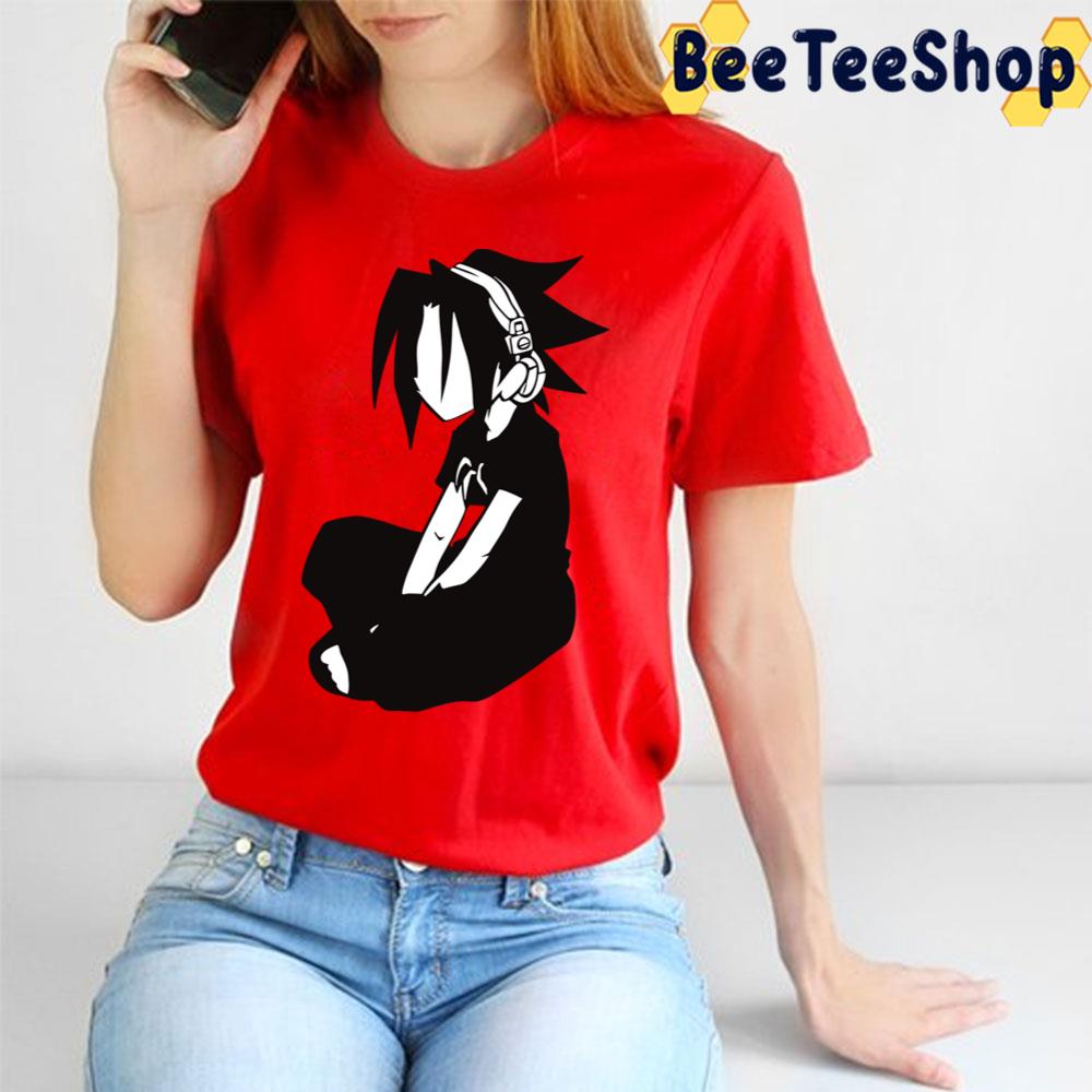 Black White Art Shaman King Yoh Asakura Trending Unisex T-Shirt Black White Art Shaman King Yoh Asakura Trending Unisex T-Shirt