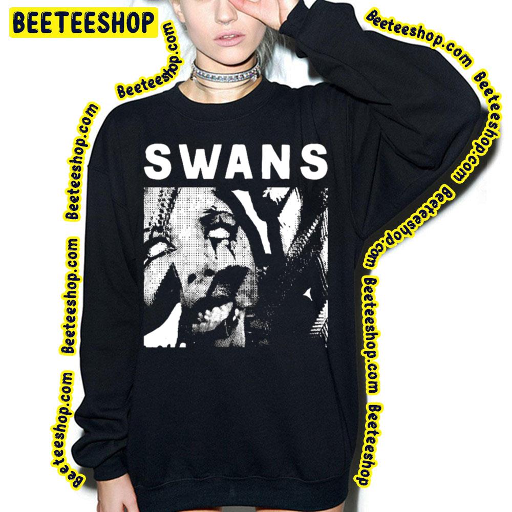 Black White Art Swans Trending Unisex T-Shirt Black White Art Swans Trending Unisex T-Shirt