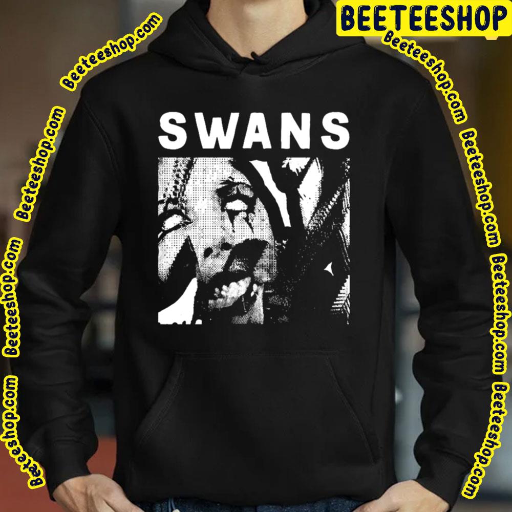 Black White Art Swans Trending Unisex T-Shirt Black White Art Swans Trending Unisex T-Shirt