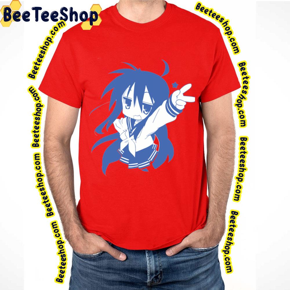Blue Art Konata Izumi Lucky Star Trending Unisex T-Shirt Blue Art Konata Izumi Lucky Star Trending Unisex T-Shirt