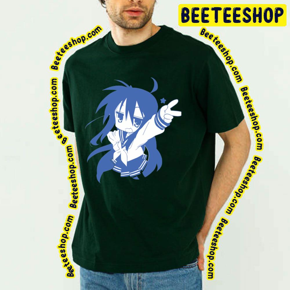Blue Art Konata Izumi Lucky Star Trending Unisex T-Shirt Blue Art Konata Izumi Lucky Star Trending Unisex T-Shirt