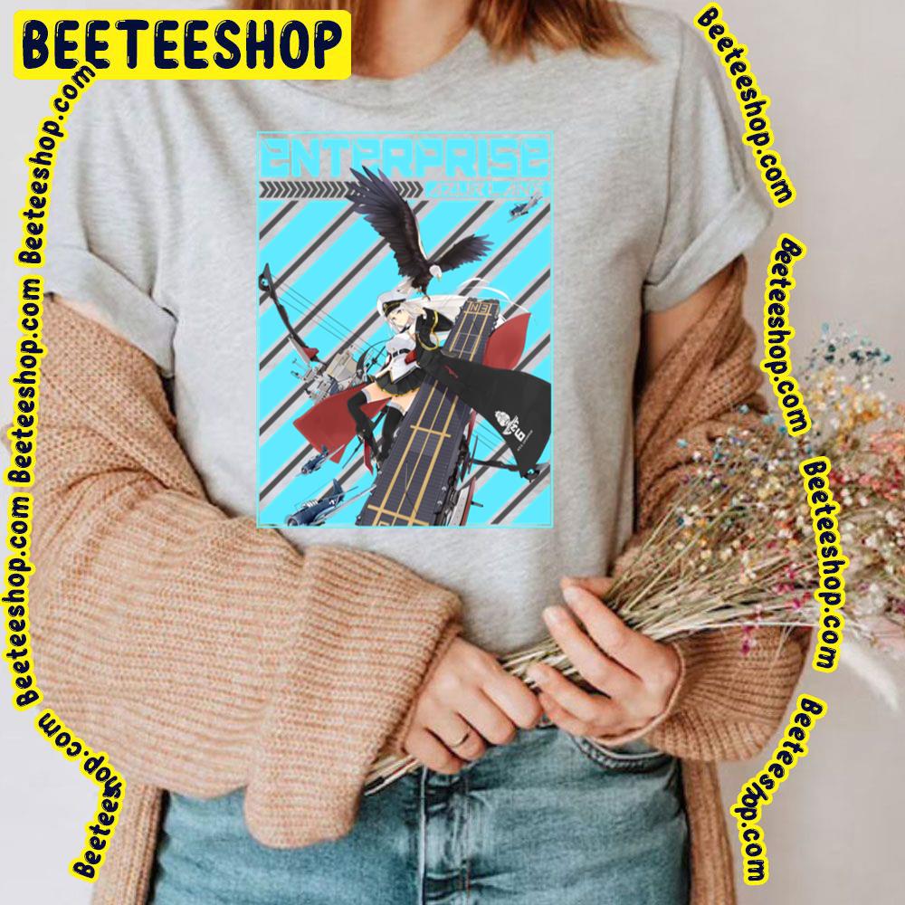 Blue Background Enterprise Azur Lane Trending Unisex T-Shirt Blue Background Enterprise Azur Lane Trending Unisex T-Shirt