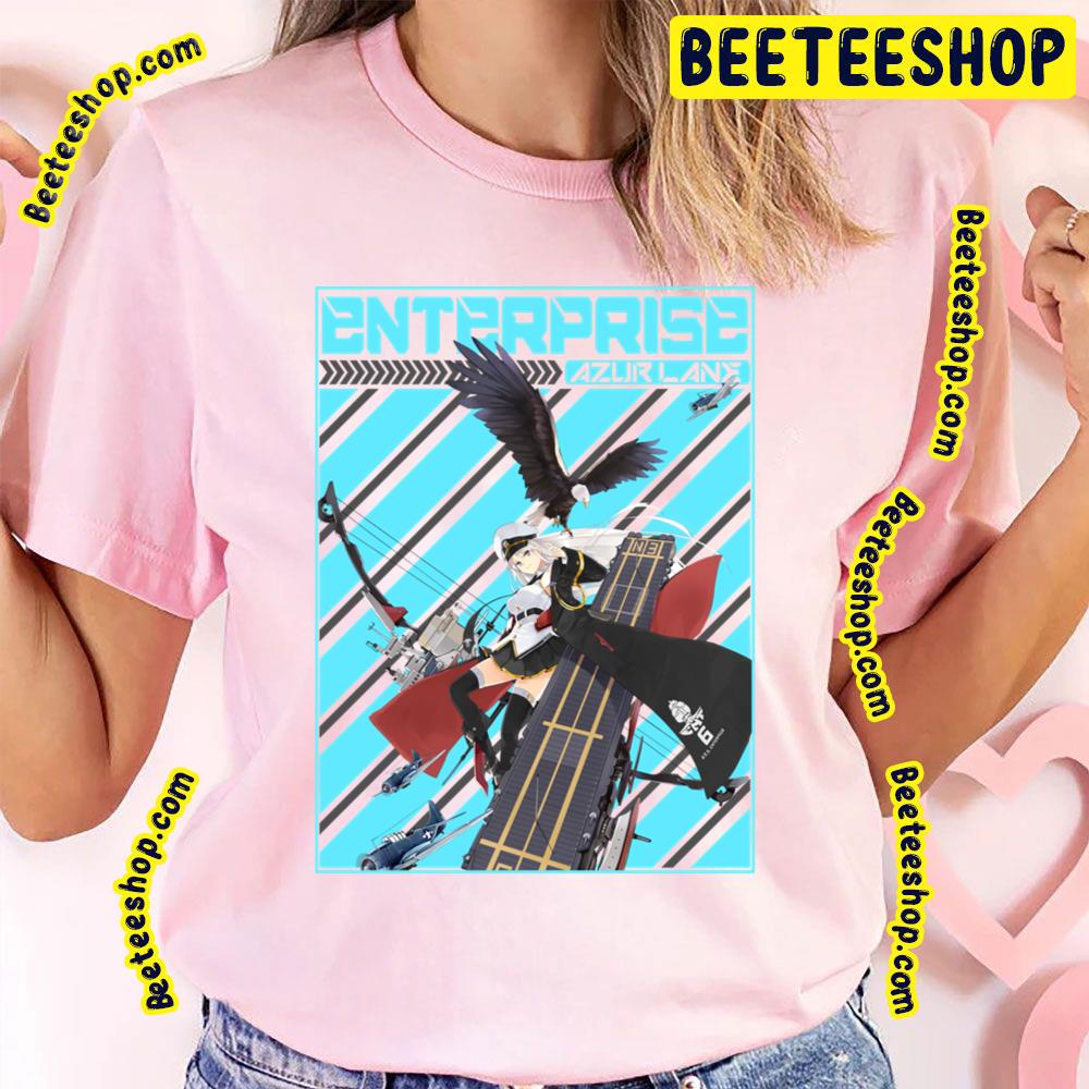 Blue Background Enterprise Azur Lane Trending Unisex T-Shirt Blue Background Enterprise Azur Lane Trending Unisex T-Shirt
