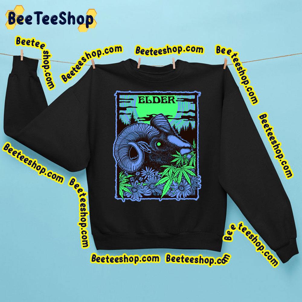 Blue Horn Goat Eat Green Leaf Elder Trending Unisex Sweatshirt Blue Horn Goat Eat Green Leaf Elder Trending Unisex Sweatshirt