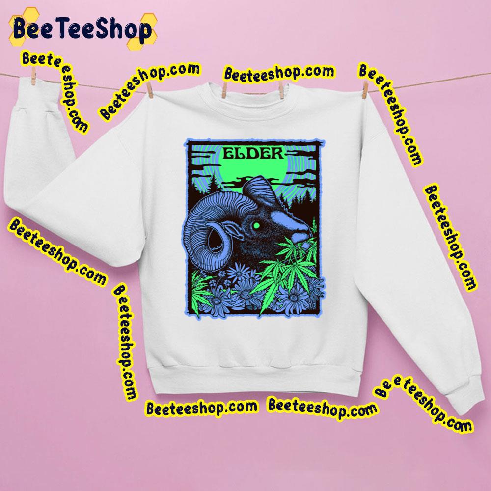 Blue Horn Goat Eat Green Leaf Elder Trending Unisex Sweatshirt Blue Horn Goat Eat Green Leaf Elder Trending Unisex Sweatshirt