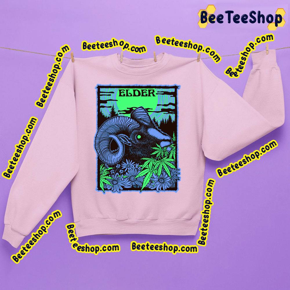 Blue Horn Goat Eat Green Leaf Elder Trending Unisex Sweatshirt Blue Horn Goat Eat Green Leaf Elder Trending Unisex Sweatshirt
