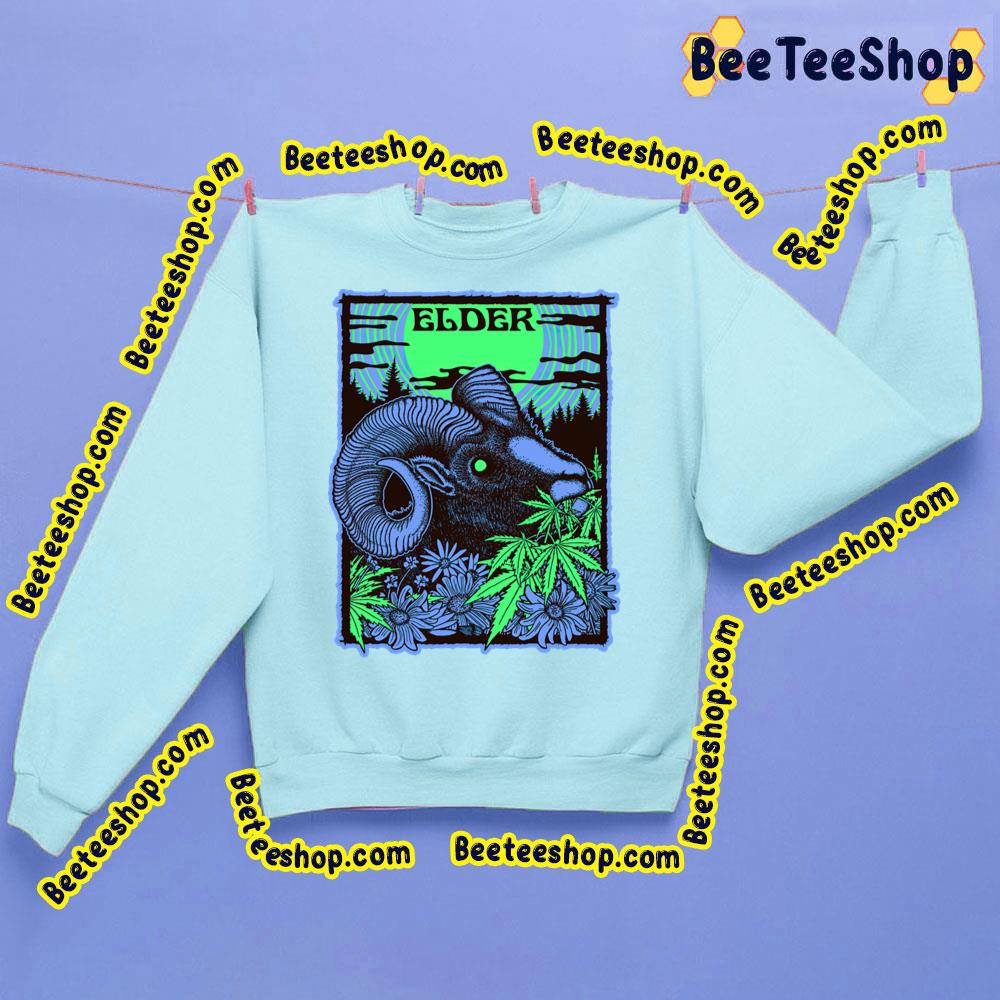 Blue Horn Goat Eat Green Leaf Elder Trending Unisex Sweatshirt Blue Horn Goat Eat Green Leaf Elder Trending Unisex Sweatshirt