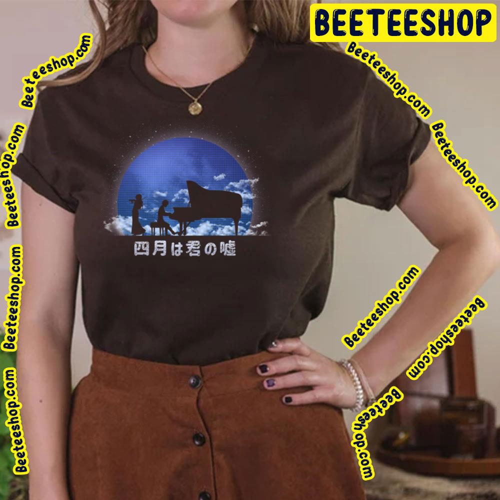 Blue Sky Your Lie In April Trending Unisex T-Shirt Blue Sky Your Lie In April Trending Unisex T-Shirt