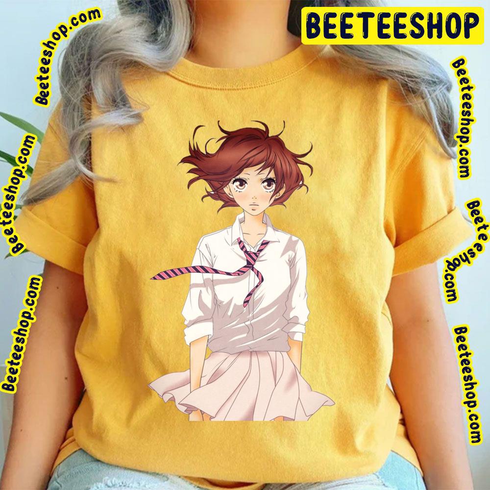 Blue Spring Ride Futaba Ao Haru Ride Fanart Trending Unisex T-Shirt Blue Spring Ride Futaba Ao Haru Ride Fanart Trending Unisex T-Shirt