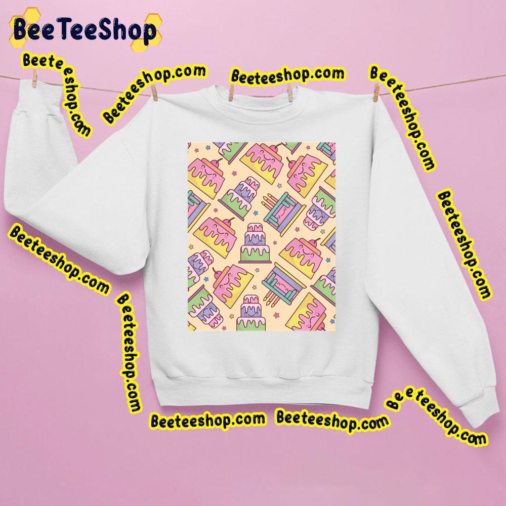 Cake Pattern Trending Unisex Sweatshirt Cake Pattern Trending Unisex Sweatshirt