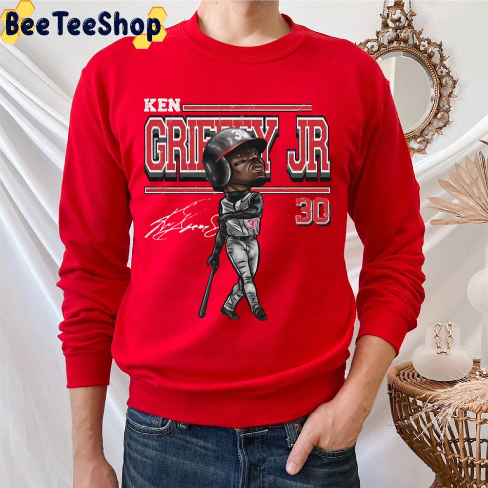 Cartoon Ken Griffey Jr Baseball Trending Unisex T-Shirt Cartoon Ken Griffey Jr Baseball Trending Unisex T-Shirt