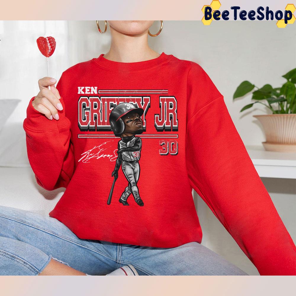 Cartoon Ken Griffey Jr Baseball Trending Unisex T-Shirt Cartoon Ken Griffey Jr Baseball Trending Unisex T-Shirt