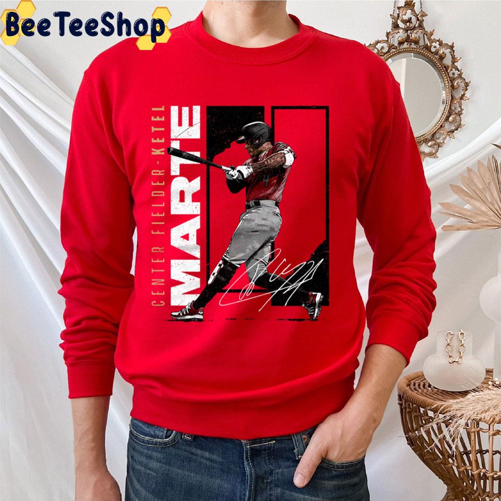 Center Fielder Ketel Marte Signature Baseball Trending Unisex T-Shirt Center Fielder Ketel Marte Signature Baseball Trending Unisex T-Shirt
