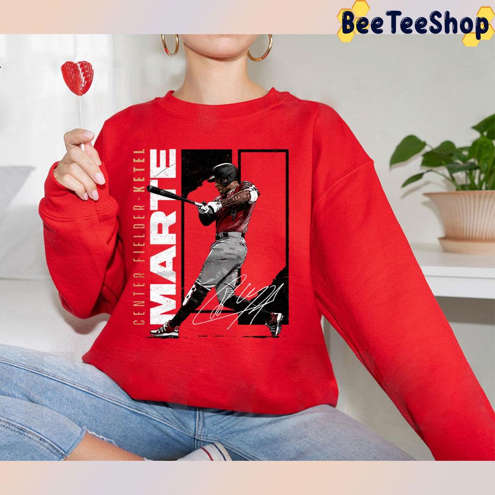 Center Fielder Ketel Marte Signature Baseball Trending Unisex T-Shirt Center Fielder Ketel Marte Signature Baseball Trending Unisex T-Shirt
