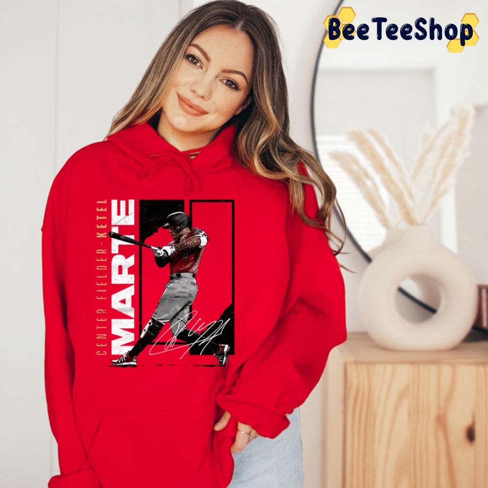 Center Fielder Ketel Marte Signature Baseball Trending Unisex T-Shirt Center Fielder Ketel Marte Signature Baseball Trending Unisex T-Shirt