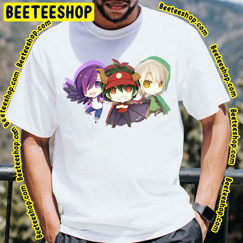 Chibi Characters The Devil Is A Part-Timer! Trending Unisex T-Shirt Chibi Characters The Devil Is A Part-Timer! Trending Unisex T-Shirt