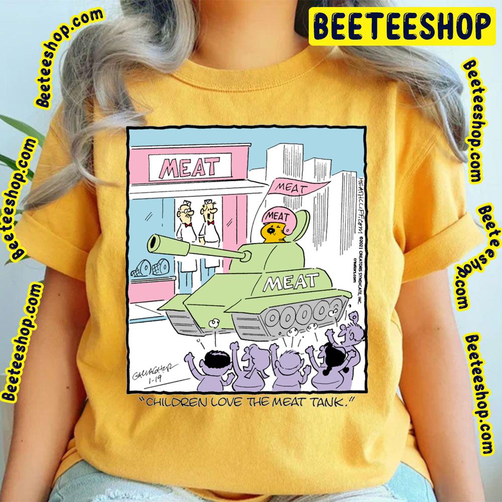 Children Love The Meat Tank Heathcliff Comic Strip Trending Unisex T-Shirt Children Love The Meat Tank Heathcliff Comic Strip Trending Unisex T-Shirt