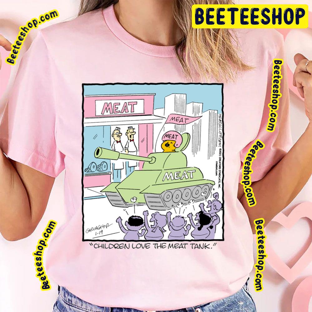 Children Love The Meat Tank Heathcliff Comic Strip Trending Unisex T-Shirt Children Love The Meat Tank Heathcliff Comic Strip Trending Unisex T-Shirt