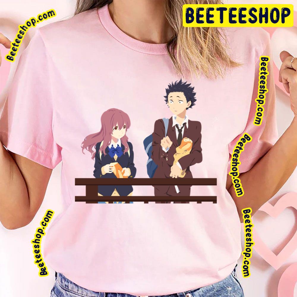 Cute A Silent Voice Nishimiya Shouko Ishida Shoya Trending Unisex T-Shirt Cute A Silent Voice Nishimiya Shouko Ishida Shoya Trending Unisex T-Shirt